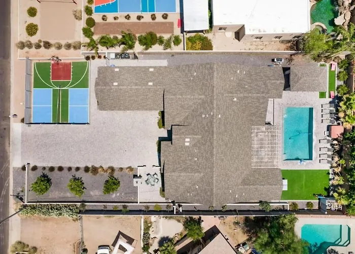 Ferienhaus Massive 19br Estate Private Pool And Hot Tub Sleeps 32 Pet-friendly Phoenix